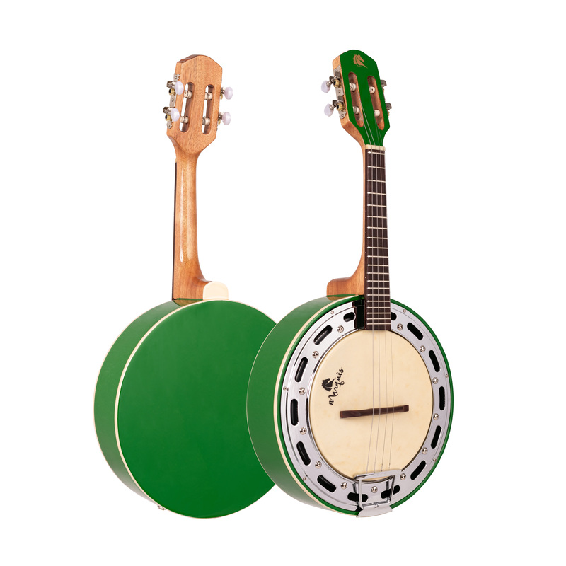 BAJ-88GREL - Banjo Eletroacústico Passivo Verde com Aro Cromado
