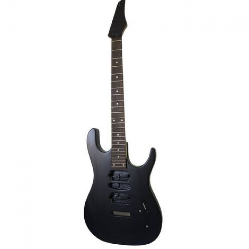 Kit Guitarra Corpo BK + Braço Maple Escala Rosewood TT 868 Preto